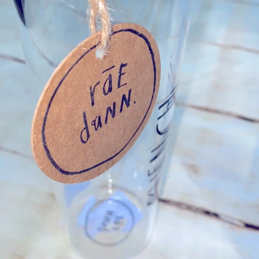 Rae Dunn quench glass beverage tumblr